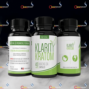 Klarity Kratom 40 Red Bali Capsules