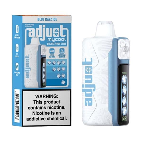 adjust my cool Blue Razz Ice